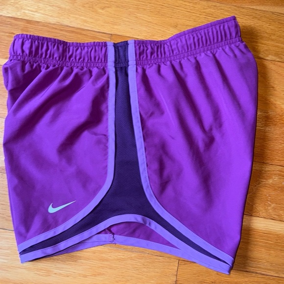 Nike brief-lined running shorts XS dri-fit women ADV tempo attack athletic black - Picture 10 of 10